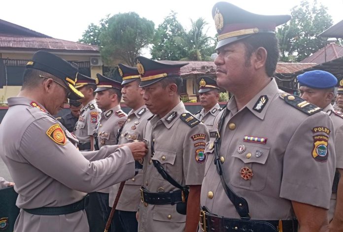 Serah Terima jabatan Polresta Manokwari
