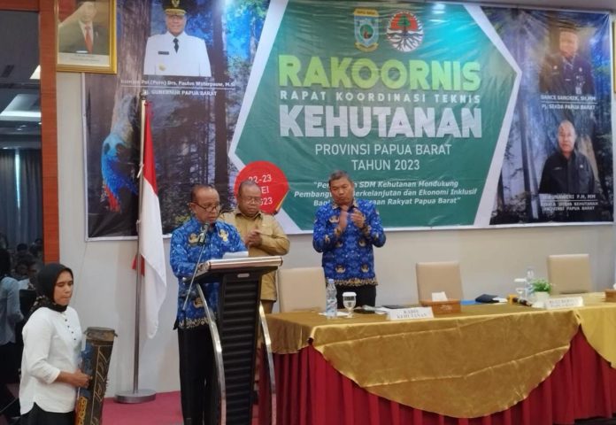 Rakornis Kehutanan Papua Barat.