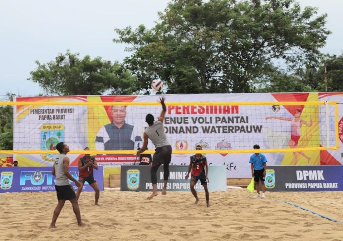 Pertandingan volly pantai