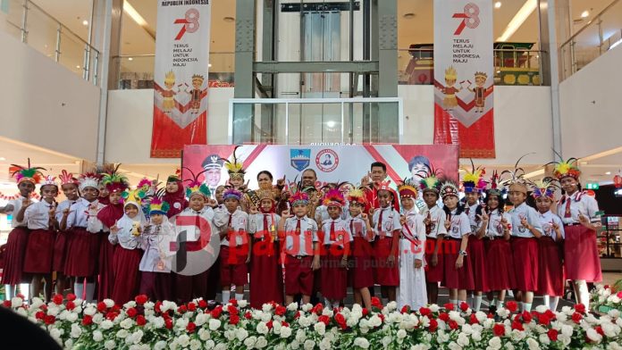 Lomba bercerita meriahkan HUT RI ke 78 tahun. Foto : tia/papuaku.com