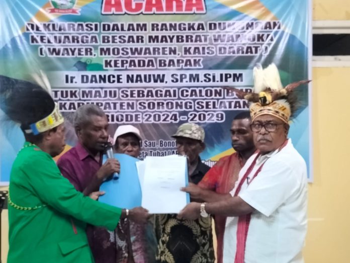 Deklarasi dukungan Dance Nauw
