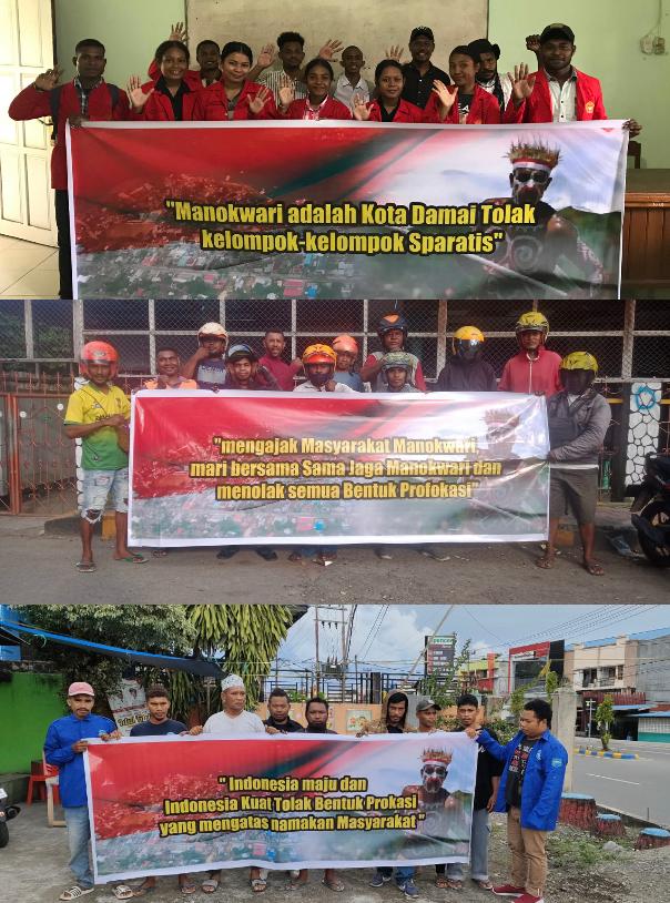 Aksi damai tolak kelompok sparatis